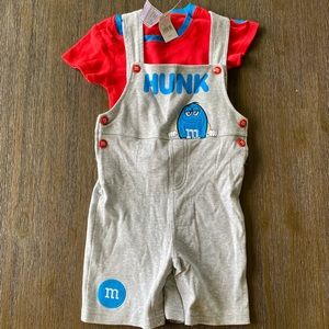 M&M Overall Hunk Outfit